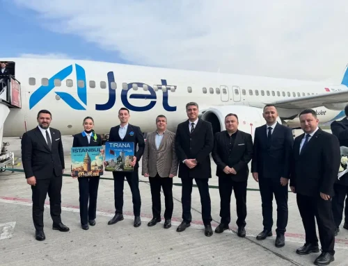 AJet’in Tirana’ya başlattığı ilk uçuş vesilesiyle düzenlenen açılış programında, ATTSO Yönetim Kurulu olarak yer aldık.